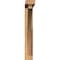 Ekena Millwork Thorton Block Smooth Bracket w/ Offset Brace, Western Red Cedar, 3 1/2"W x 24"D x 24"H BKT0402X24X24THR05SWR - alternate 3